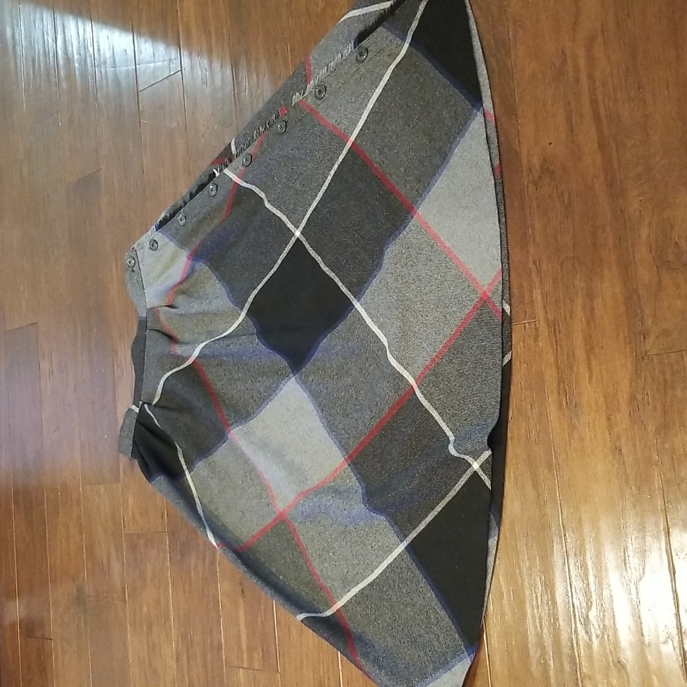 Vintage 70's Century of Boston Rockabilly Plaid Wool Skirt